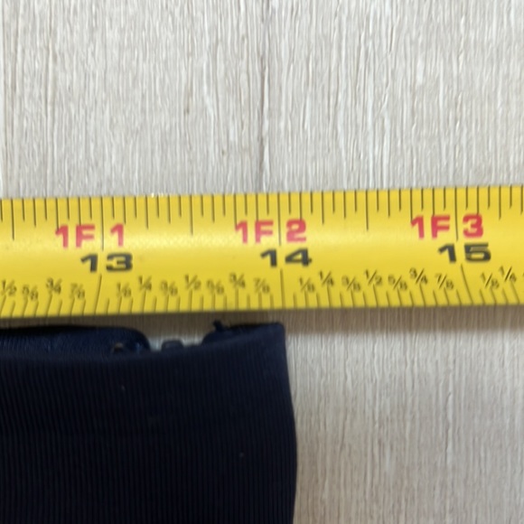 Forever 21 Flare Skirt Navy - Picture 6 of 7